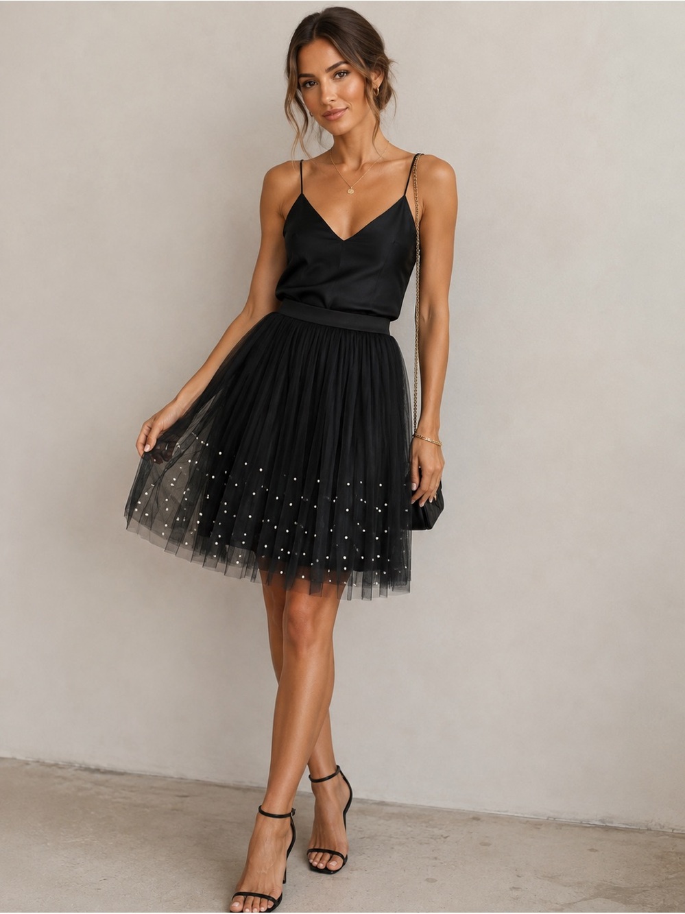 Ultra Pink Tulle Skirt — Size Medium